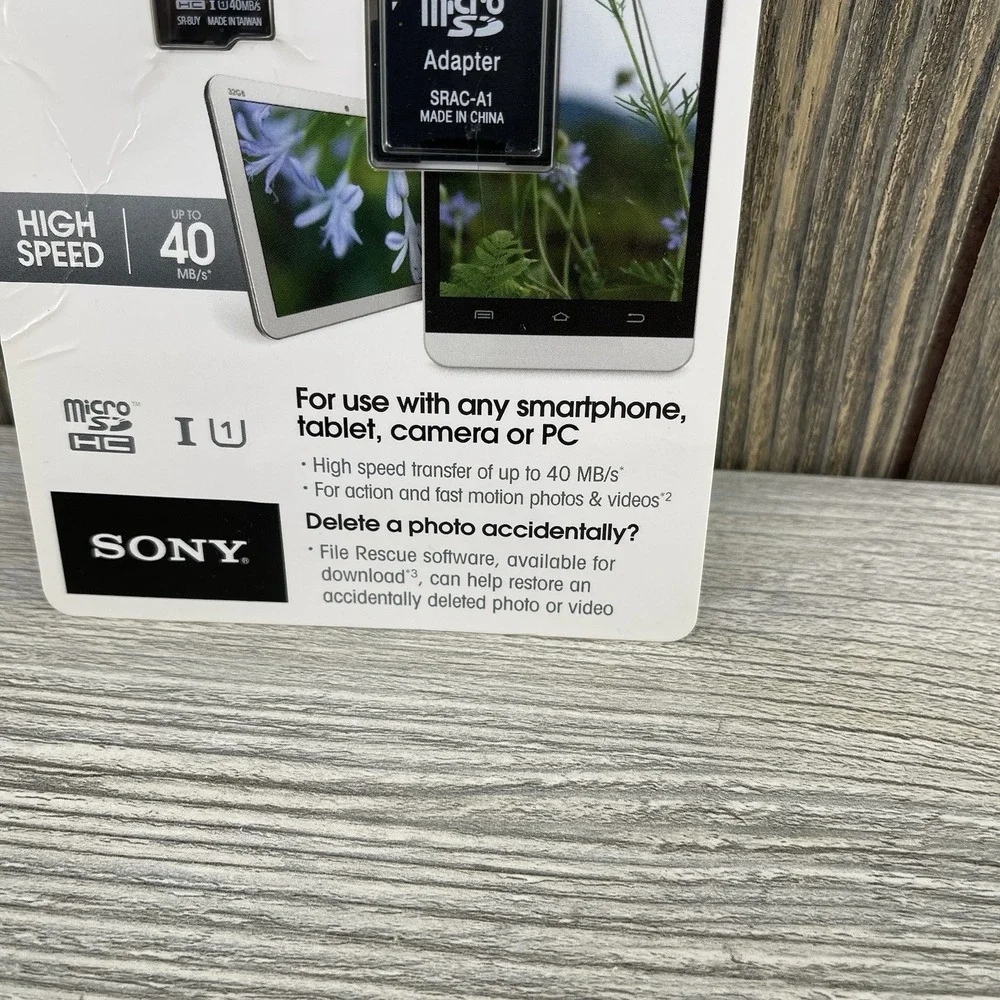 Sony 8GB MicroSDHC Memory Card - New